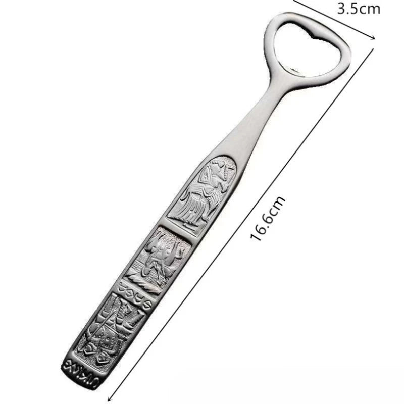 1/2pcs Exquisite luxury stainless steel personalized creative retro heart-shaped beer bottle opener bottle cap opener Peaceful Pleasures Health and Wellness