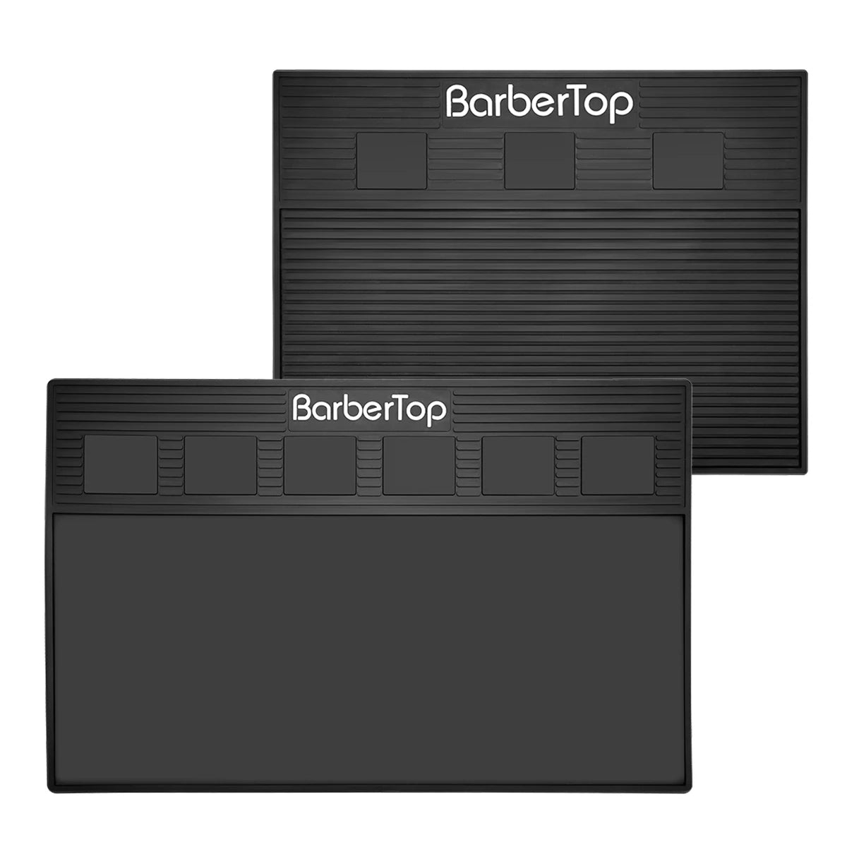 3/6 Grid Magnetic Hairdressing Tools Storage Mat Soft Rubber Antiskid Waterproof Tray Bar Service Mat Barber Tools Accessories Peaceful Pleasures Health and Wellness