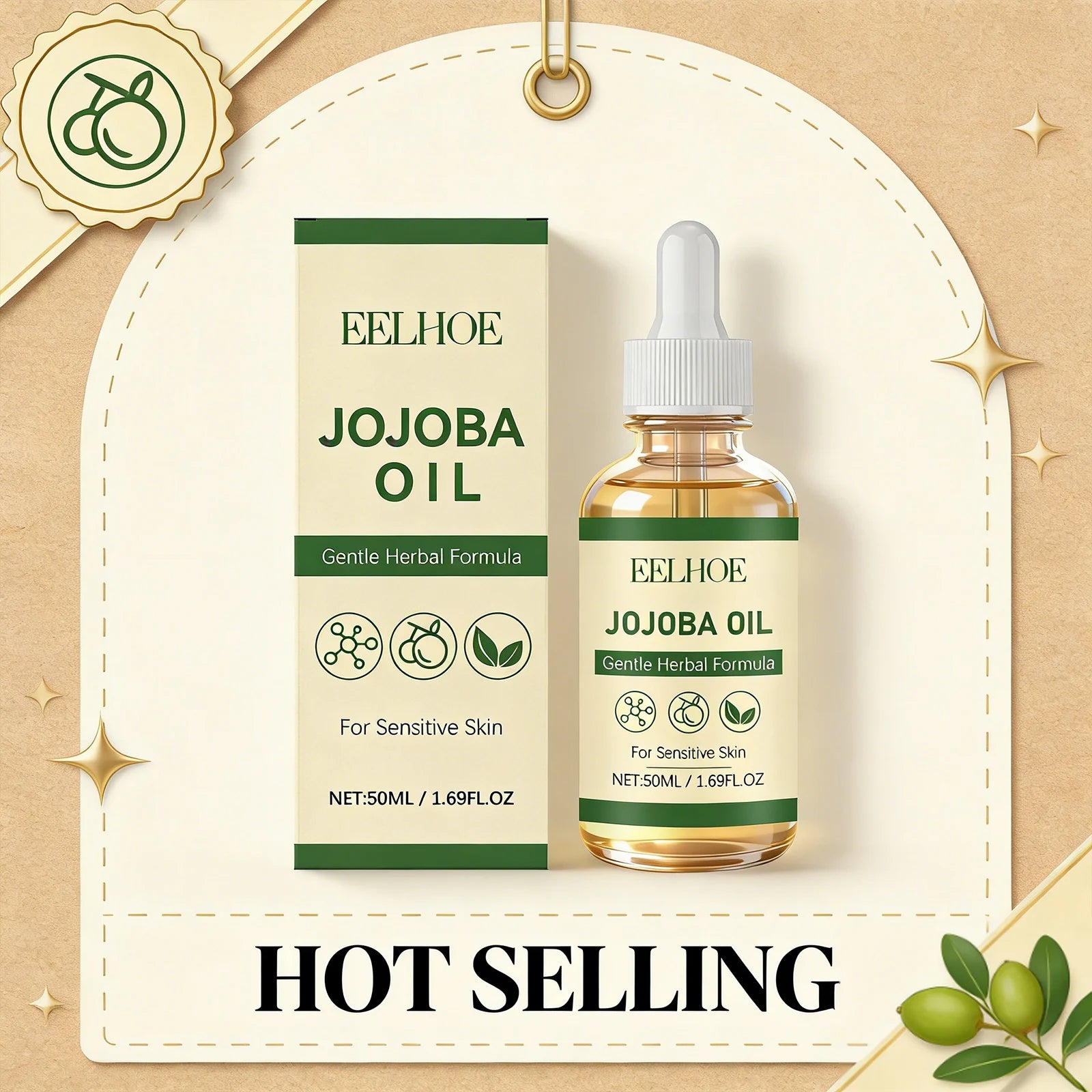 Herbal Essential Oil Nourishing Softening Skin Improve Elasticity Smoothing Hair Reducing Frizz Moisturizing Massage Jojoba Oils Peaceful Pleasures Health and Wellness