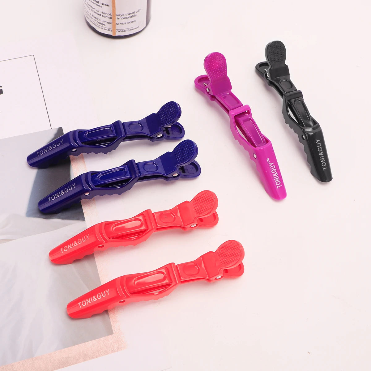 6Pcs Salon Alligator Hair Clips Traceless Hairdressing Clips Claws Section Barbershop Beauty Styling Tools Hairpin Accessories Peaceful Pleasures Health and Wellness