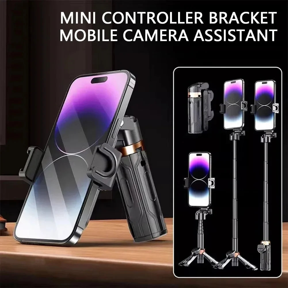 Super Mini 4-in-1 Selfie Stick with Bluetooth Remote Control Peaceful Pleasures Health and Wellness