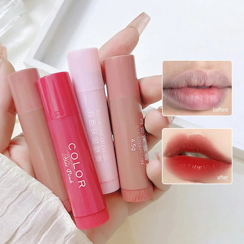 HAIPINK 3-Piece Set Tinted Moisturizing Lip Balm - Hydrating, Fade Lip Lines, Prevent Chapping Peaceful Pleasures Health and Wellness