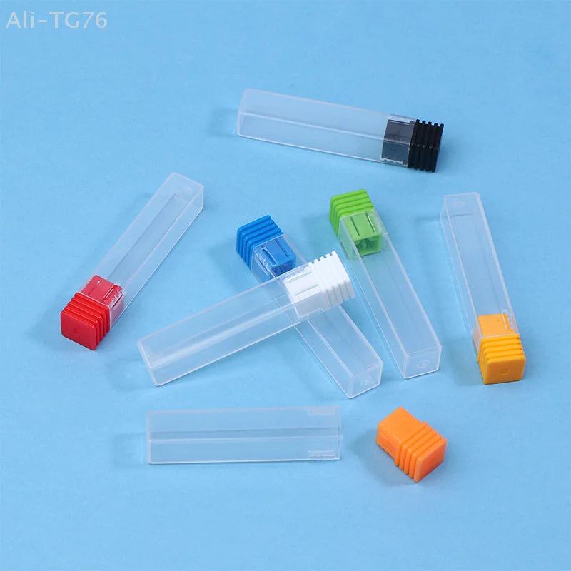 10-Pack Nail Drill Bit Storage Boxes | Clear Organizer Cases