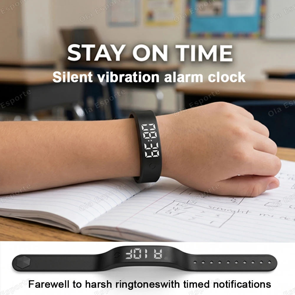 LED Fitness Tracker Bracelet | Pedometer, Alarm & Sleep Monitor