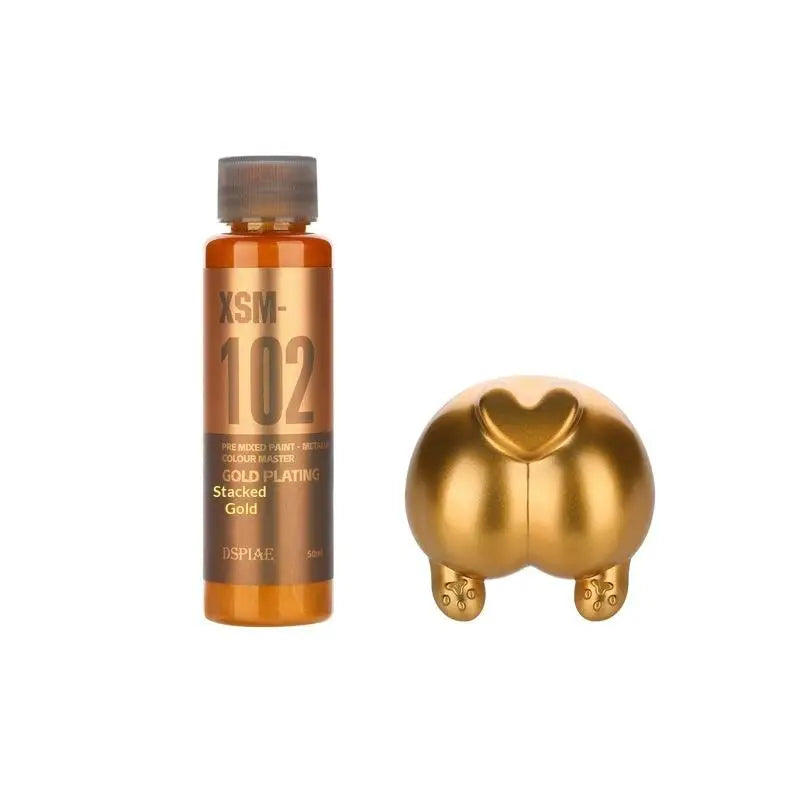 50ml Water-Based Pre-Mixed Metal Paint for Scale Models & Airbrush