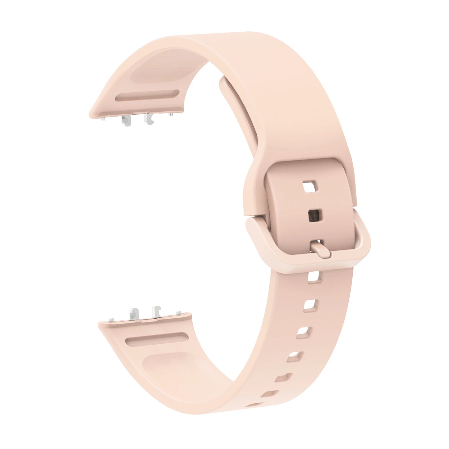 Silicone Strap & Case for Samsung Galaxy Fit 3 SM-R390 Peaceful Pleasures Health and Wellness Nebula Pink Strap