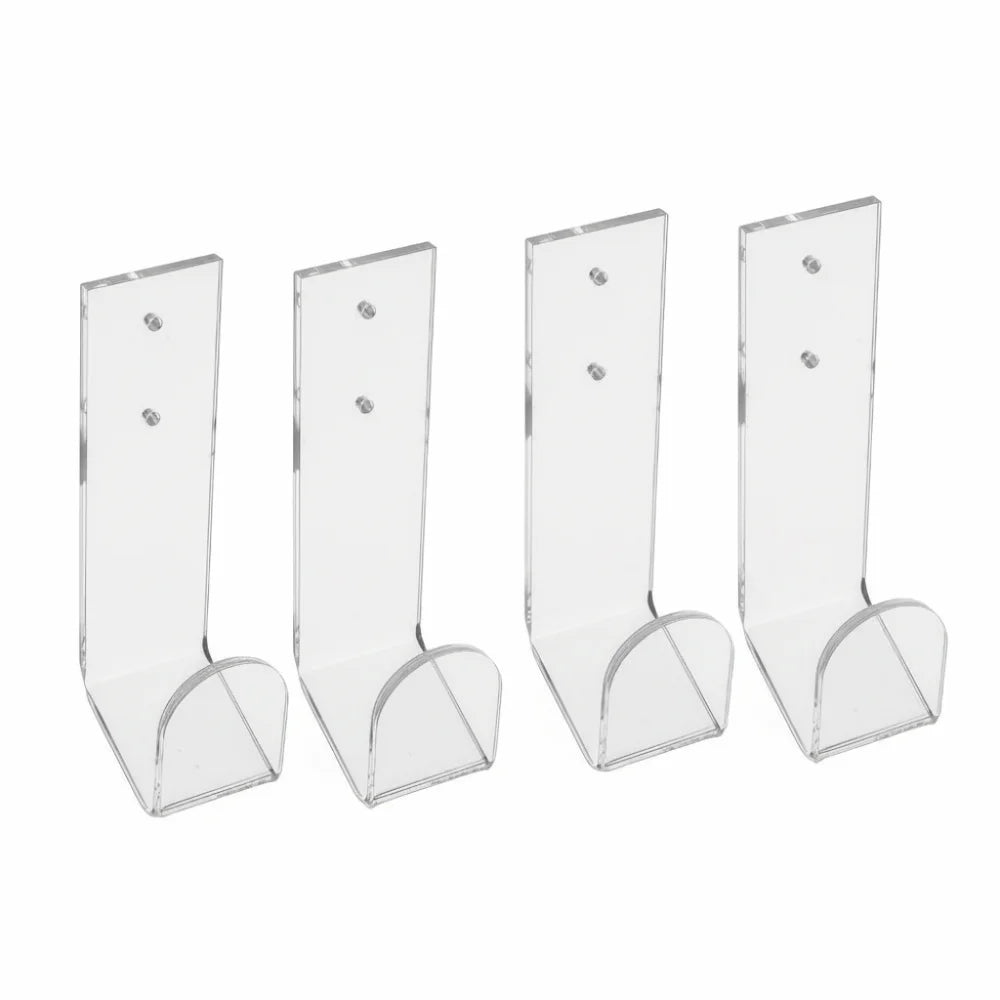 Acrylic Wall-mounted Keyboard Rack Storage Hook Saving Desk Space Acrylic Frame Holder Durable Universal Belt Rack Peaceful Pleasures Health and Wellness Transparent