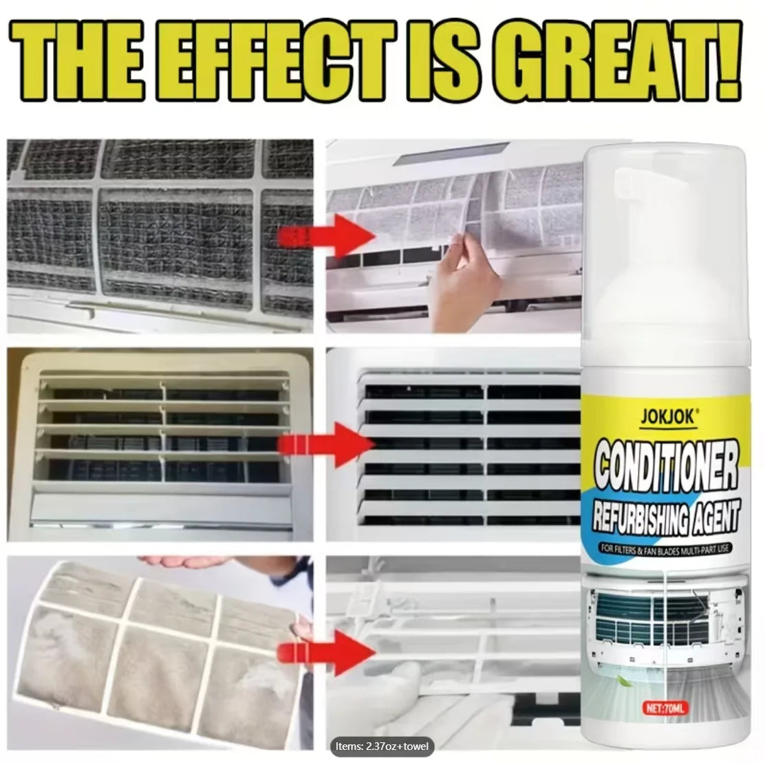 Air Conditioner Cleaner – Filter Polish & Surface Renovator