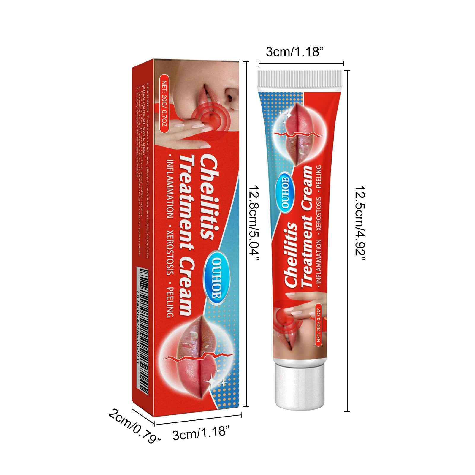 OUHOE Lip Repair Balm Lip moisturizing and hydrating chapped and cracked to prevent dryness and lighten lip lines care balm Peaceful Pleasures Health and Wellness