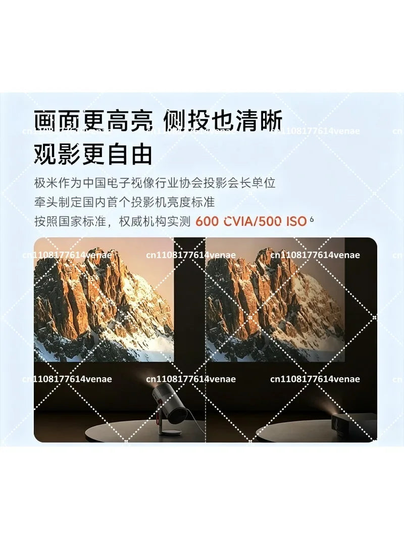 1080P Portable Mini Projector for Home Outdoor Camping, Small Movie Projector with Eye Protection Compatible with Mobile Devices Peaceful Pleasures Health and Wellness