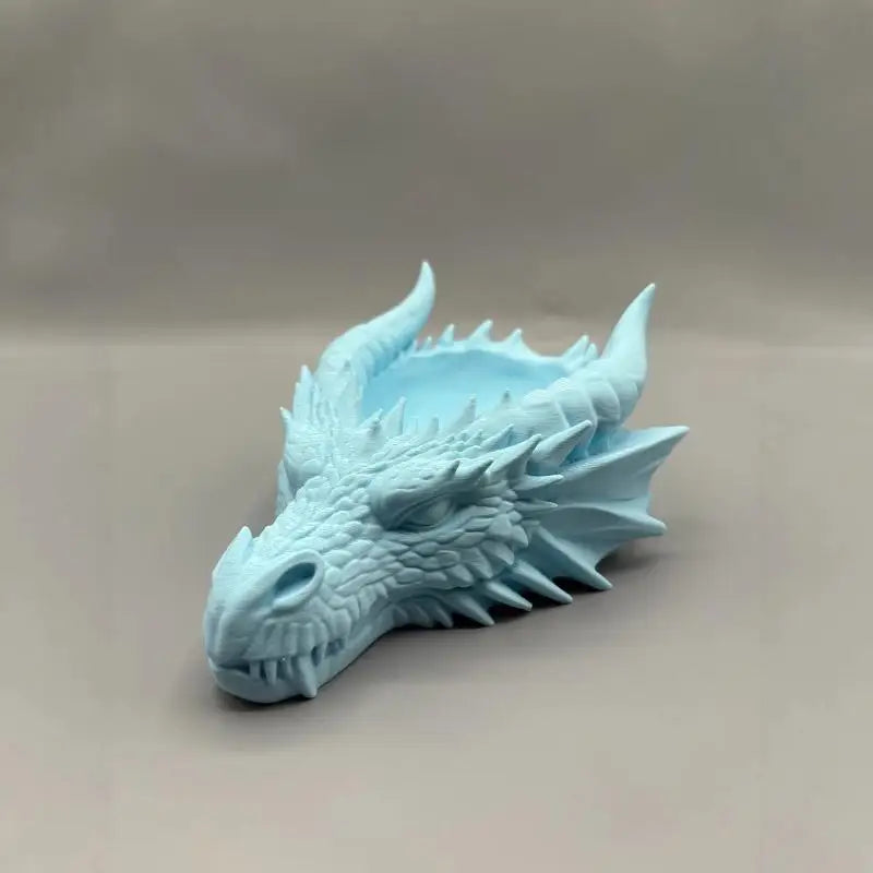 Gothic Dragon Head Jewelry Tray | Dark Decor Trinket Dish