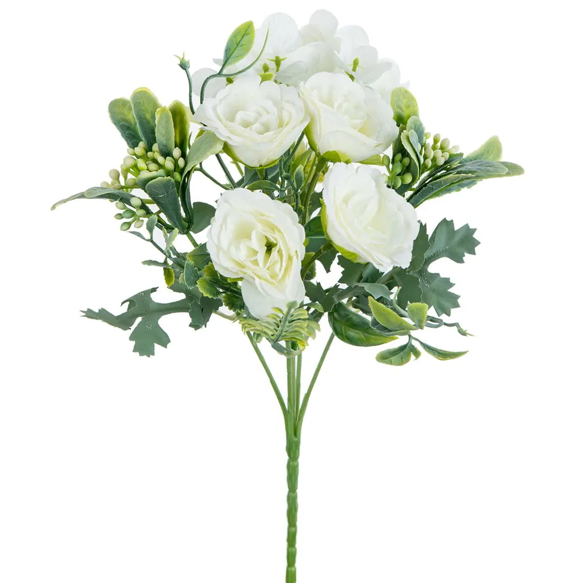 Artificial Silk Rose & Hydrangea Bouquet | Wedding Home Decor