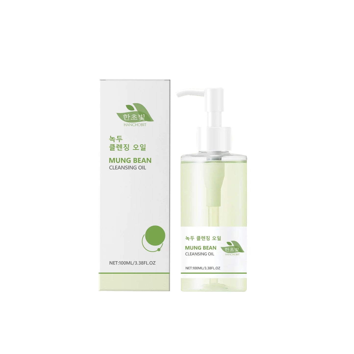 Mung Bean Cleansing Oil – Face, Eye & Lip Makeup Remover 100ml