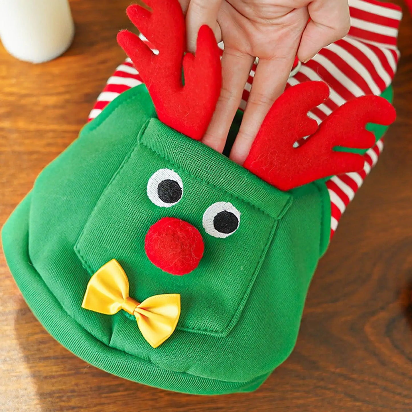 Christmas Reindeer Pet Costume for Dogs & Cats | Holiday Outfit