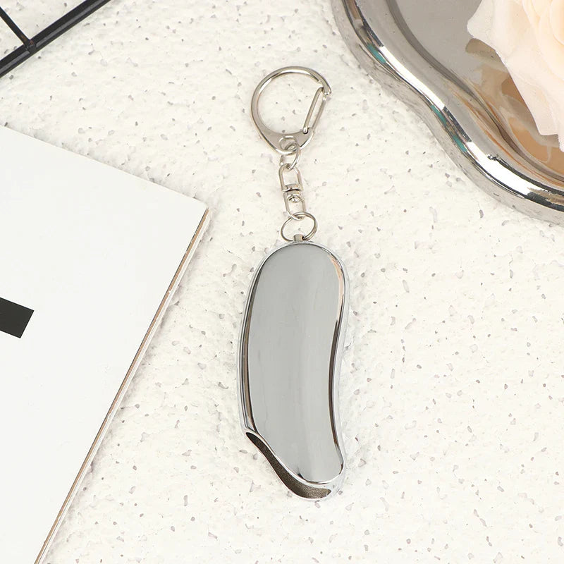 Banana Shape Metal Lighter Case with Keychain & Neck Chain