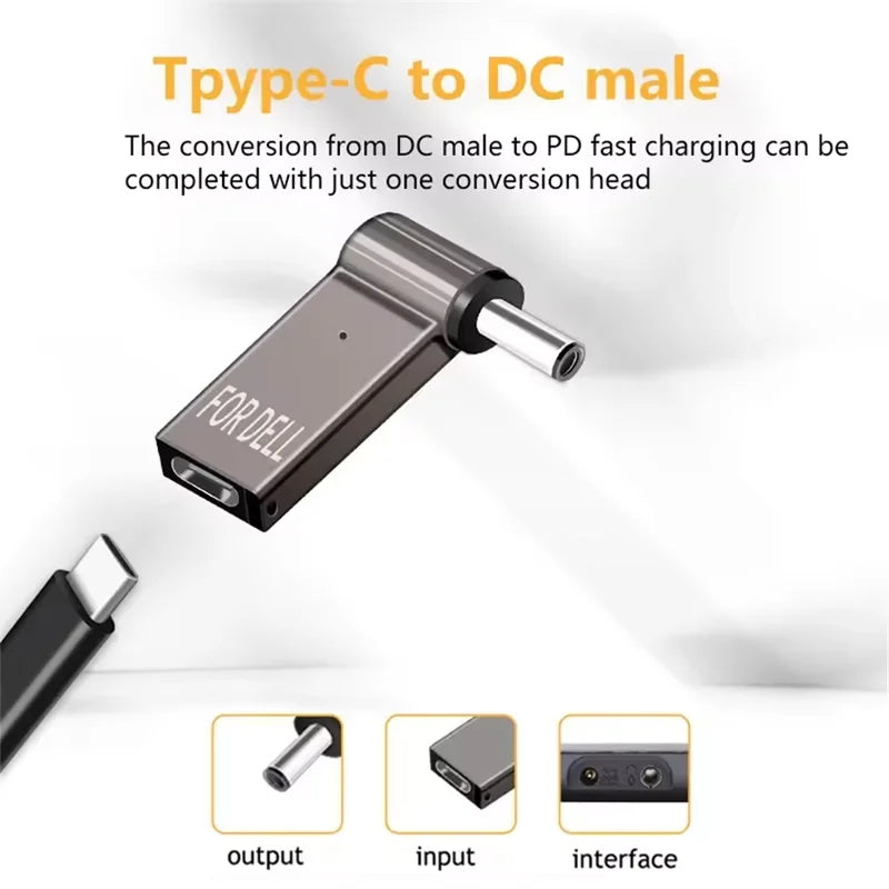 100W USB-C to DC Laptop Charger Adapter – Dell HP Asus Lenovo Peaceful Pleasures Health and Wellness