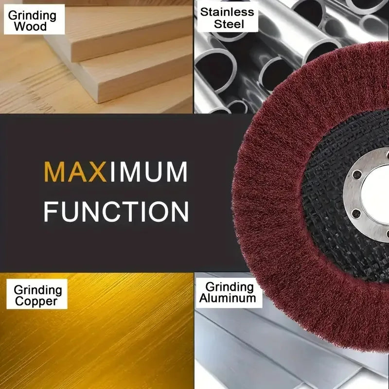 Nylon Fiber Grinding Wheel Pads 4-inch Metal Polishing Used Deburring