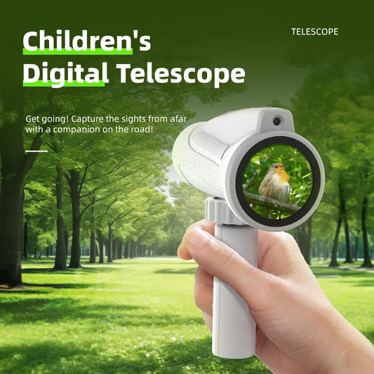 Children's High-Power High-Definition Telescope Scientific Experiment Toy Can Take Photos, Videos, Digital Telescope Peaceful Pleasures Health and Wellness