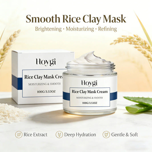 Rice Clay Face Mask – Brightening, Pore Cleansing & Hydrating