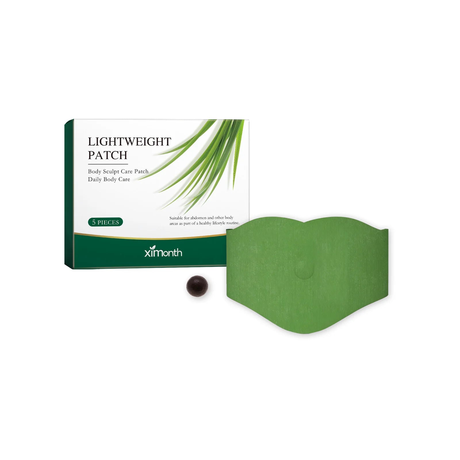 Herbal Body Care Patch Light and Moisturizing Skin, Refreshing, Breathable, Skin-Friendly, and Fitting Care Patch Peaceful Pleasures Health and Wellness 5pcs
