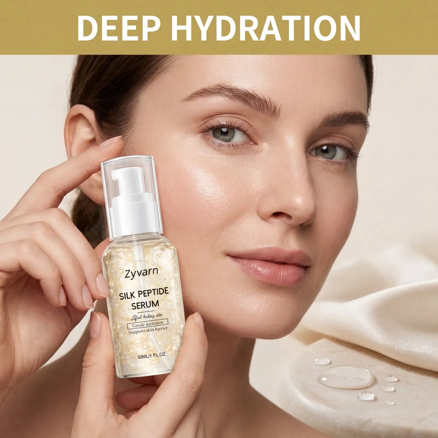 Copper Peptide Hydrating Face Serum – Firming & Glow 30ml