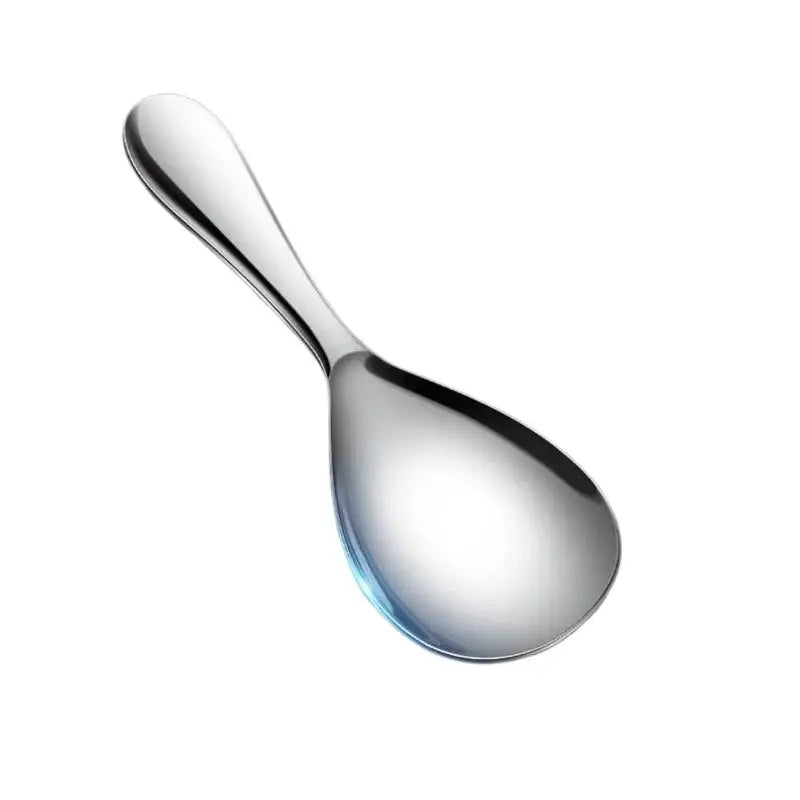 Japanese Stainless Steel Long Handle Rice Spatula & Serving Scoop