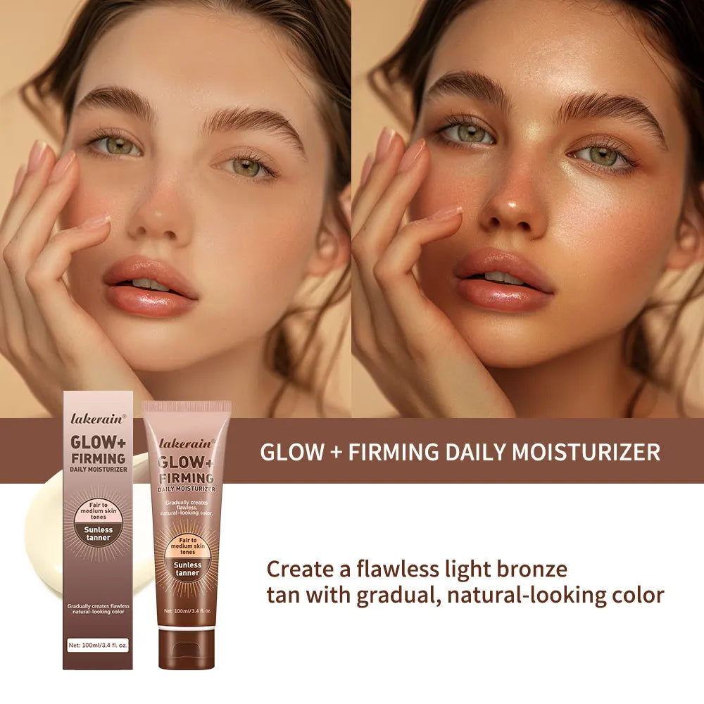 Self Tanning Lotion Gradual Sunless Tanning Non-sticky Easily Absorbed Improve Skin Elasticity Firmness Self-tanning Lotion Peaceful Pleasures Health and Wellness
