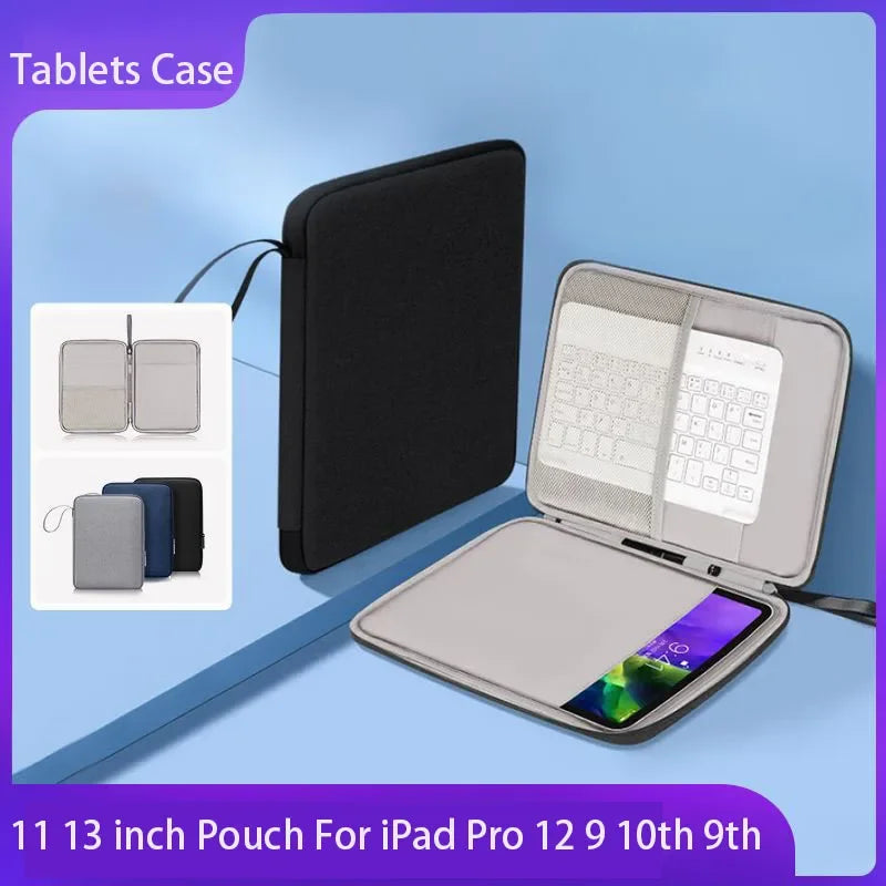Solid Tablet Case For iPad Pro 12 9 11 13 inch Pouch iPad 10th 9th 8th 7th Generation Air 5 4 3 2021 2022 Waterproof Tablet Bag Peaceful Pleasures Health and Wellness