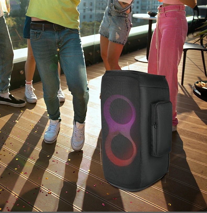 For PartyBox Club120 Dual Pocket Speaker Case Speaker Dust Cover Peaceful Pleasures Health and Wellness