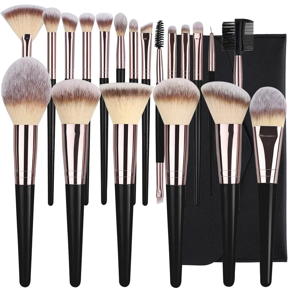 Professional Makeup Brush Set | Soft Fluffy 3-20Pcs Kit