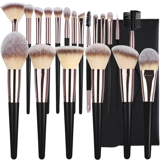 Professional Makeup Brush Set | Soft Fluffy 3-20Pcs Kit Makeup Brush Set Peaceful Pleasures Health and Wellness