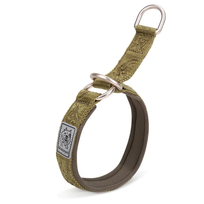 TRUELOVE P chain Pet Reflective Collar Nylon Best Neoprene Padded Half Choke Training Lightweight Washable Sports YC1852 Peaceful Pleasures Health and Wellness