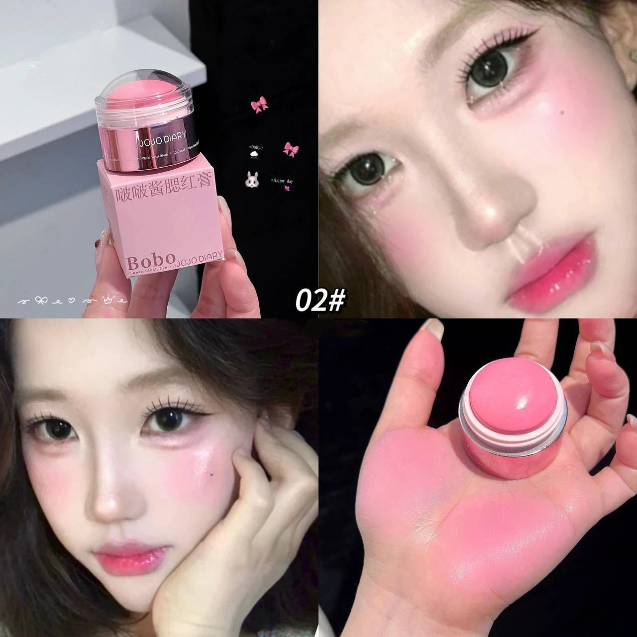 Matte Cream Blush Stick | Nude Apricot Peach Cheek Tint