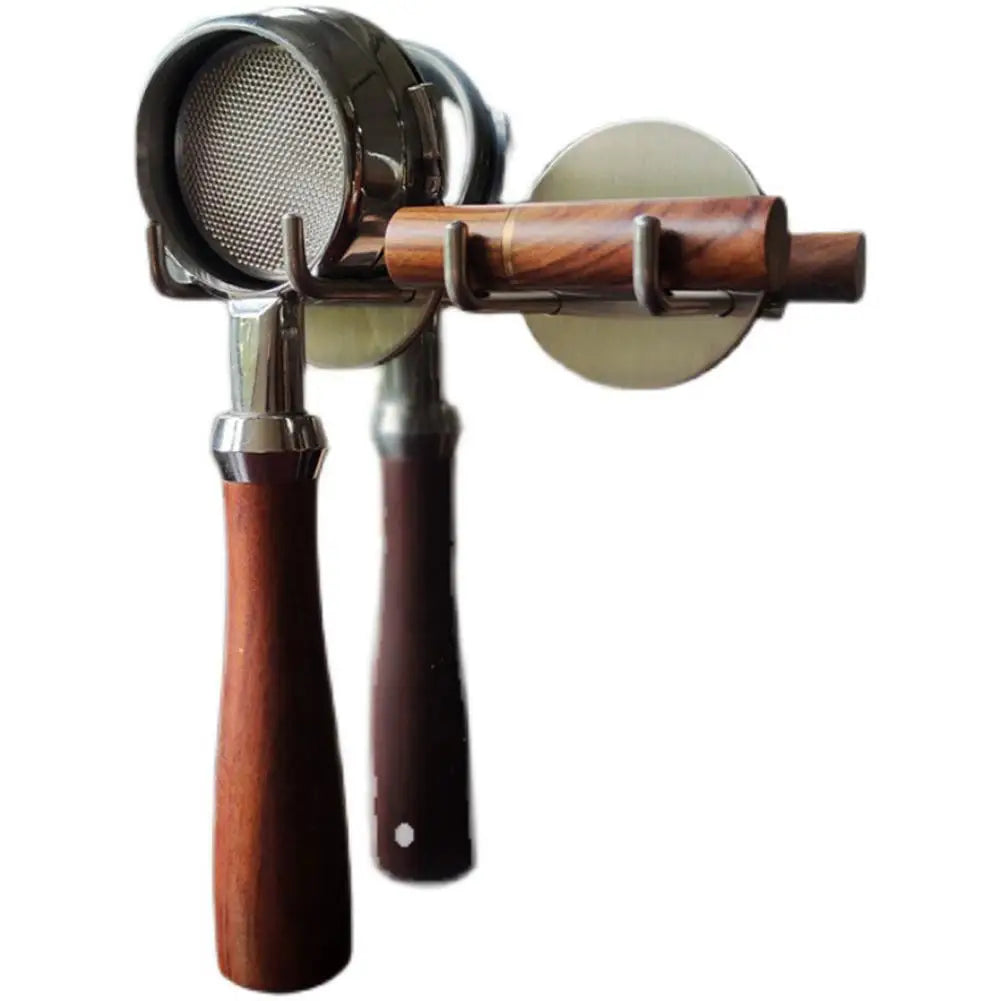 Portafilter Wall Rack 51–58mm | Stainless Steel Espresso Holder