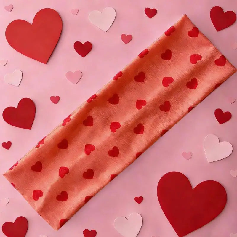 Love Print Hair Band – Korean Sports & Yoga Headband for Girls