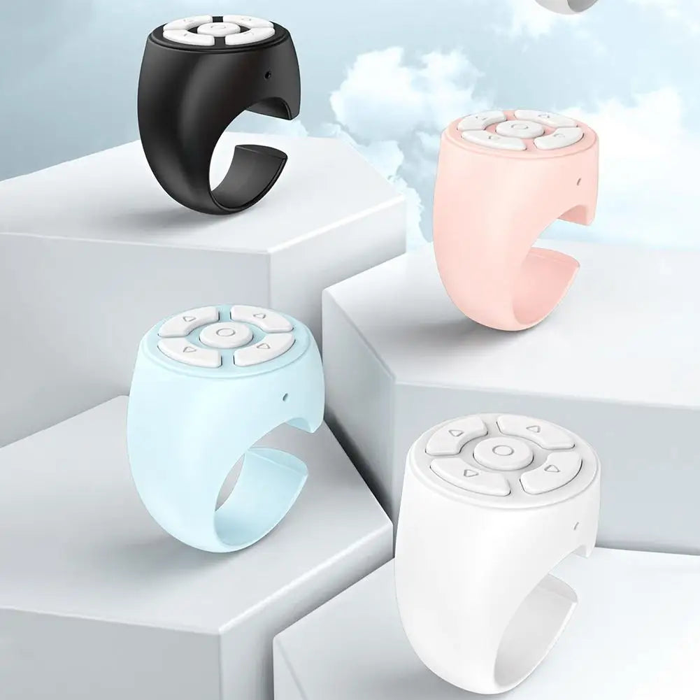 Bluetooth Ring Remote – Wireless Selfie Shutter & Page Turner