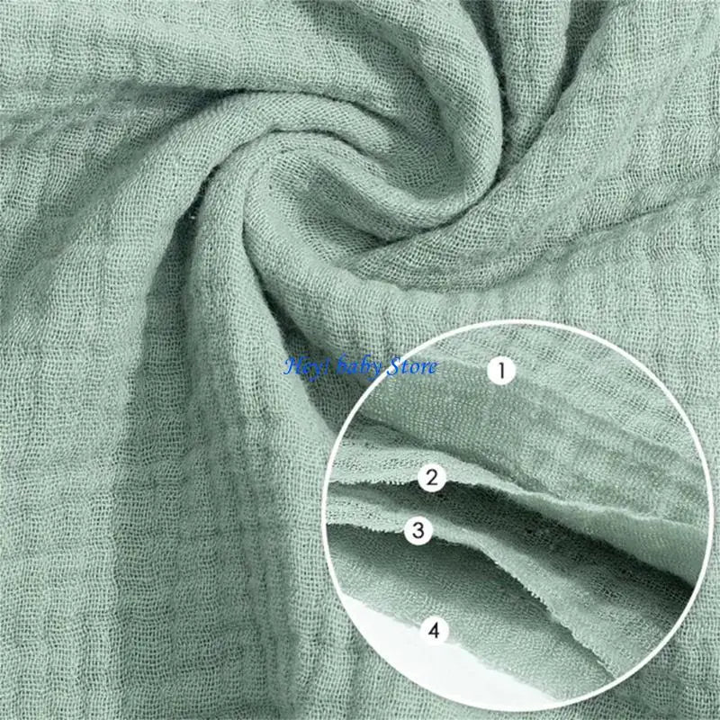 10-Pack Soft Cotton Baby Burp Cloths & Bibs | Absorbent Gauze