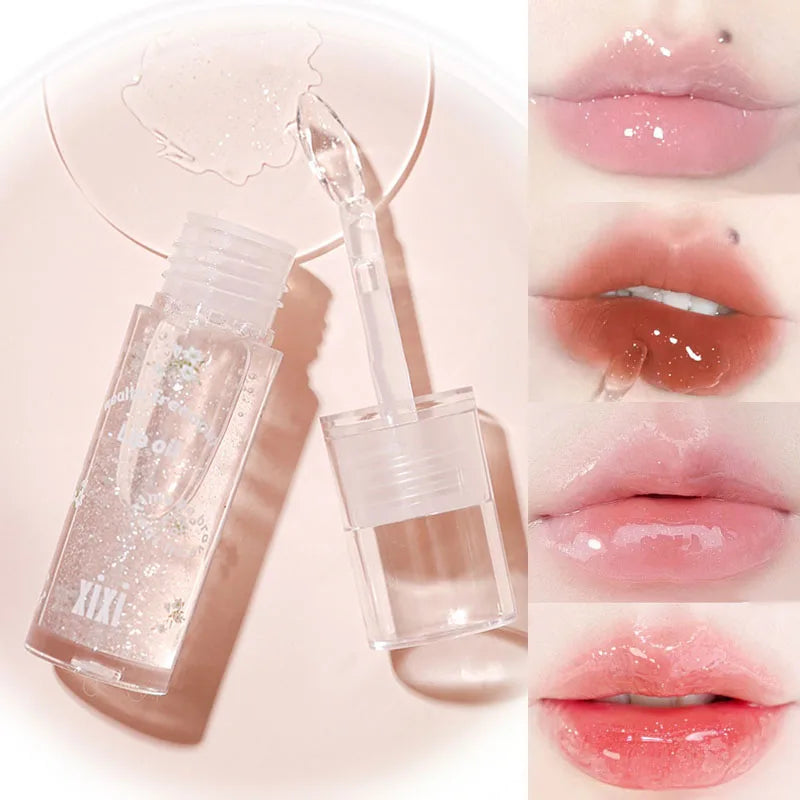 Crystal Glitter Lip Gloss | Color-Changing K-Beauty Glaze