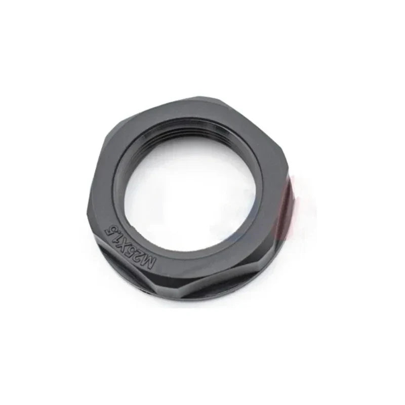 Nylon Flange Hex Nuts M8–M32 | White & Black Insulating Fastener