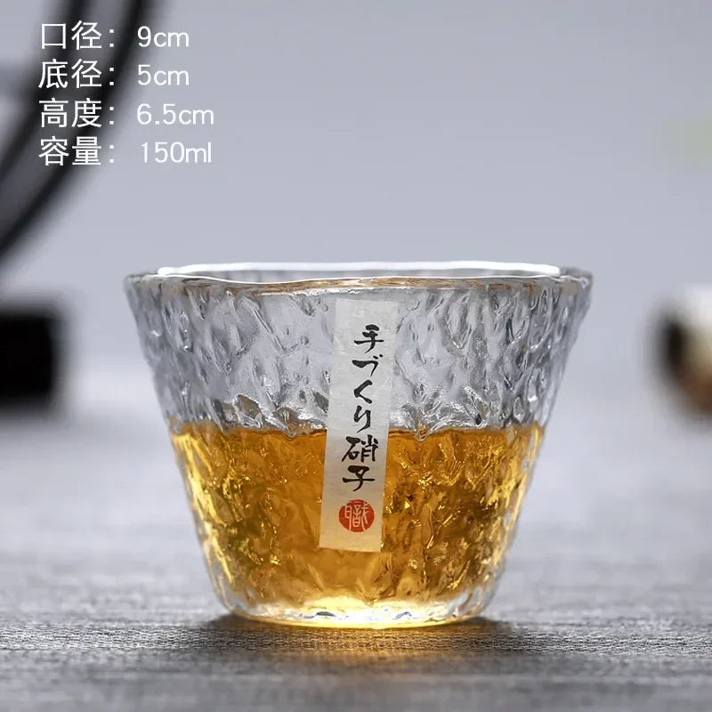 Japanese Style Creative Cup Whiskey Cup High-end Appearance Grade Beer Cup Household Cup Peaceful Pleasures Health and Wellness 150ml M