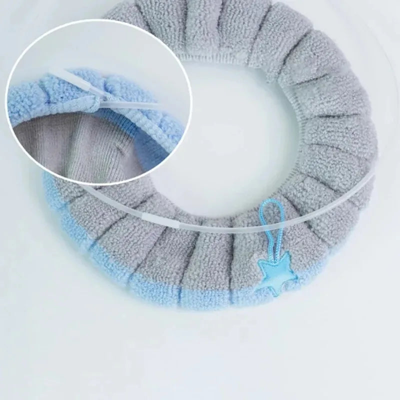 Toilet Seat Cushion Thick Seat Cover Seasonal Universal Household Toilet Seat Toilet Seat Gasket Knitted Toilet Seat Cushion New Peaceful Pleasures Health and Wellness