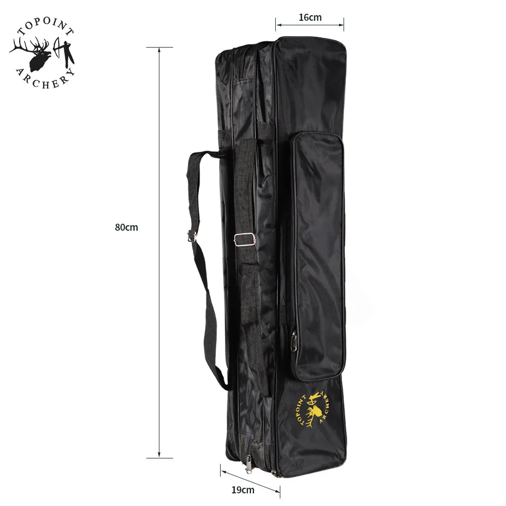 Archery Recurve Bow Bag Portable Split Canvas Outdoor Shooting