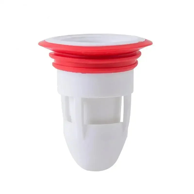 Silicone Floor Drain Strainer & Odor Seal – Sink & Shower Floor Drain Strainer Peaceful Pleasures Health and Wellness White 2PCS