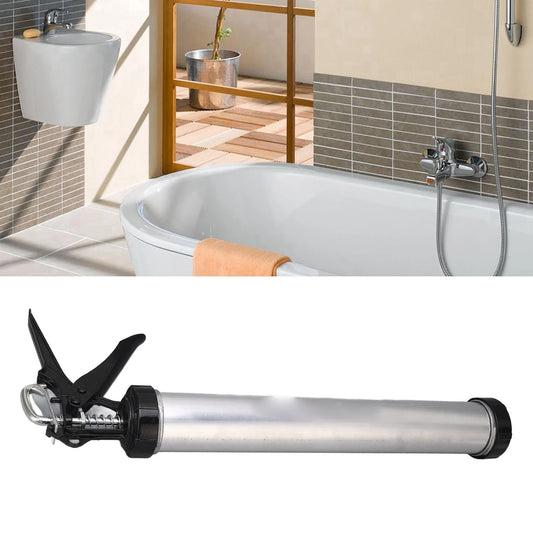 Air Caulking gun Aluminum Tube Silicone Caulking Gun 600ml Caulk Tool with 10 Nozzles Caulking Tools Silicone Caulking Gun Peaceful Pleasures Health and Wellness