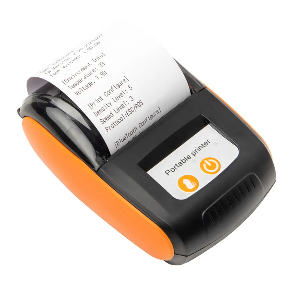 58mm Bluetooth Thermal Receipt Printer | USB, iOS & Android