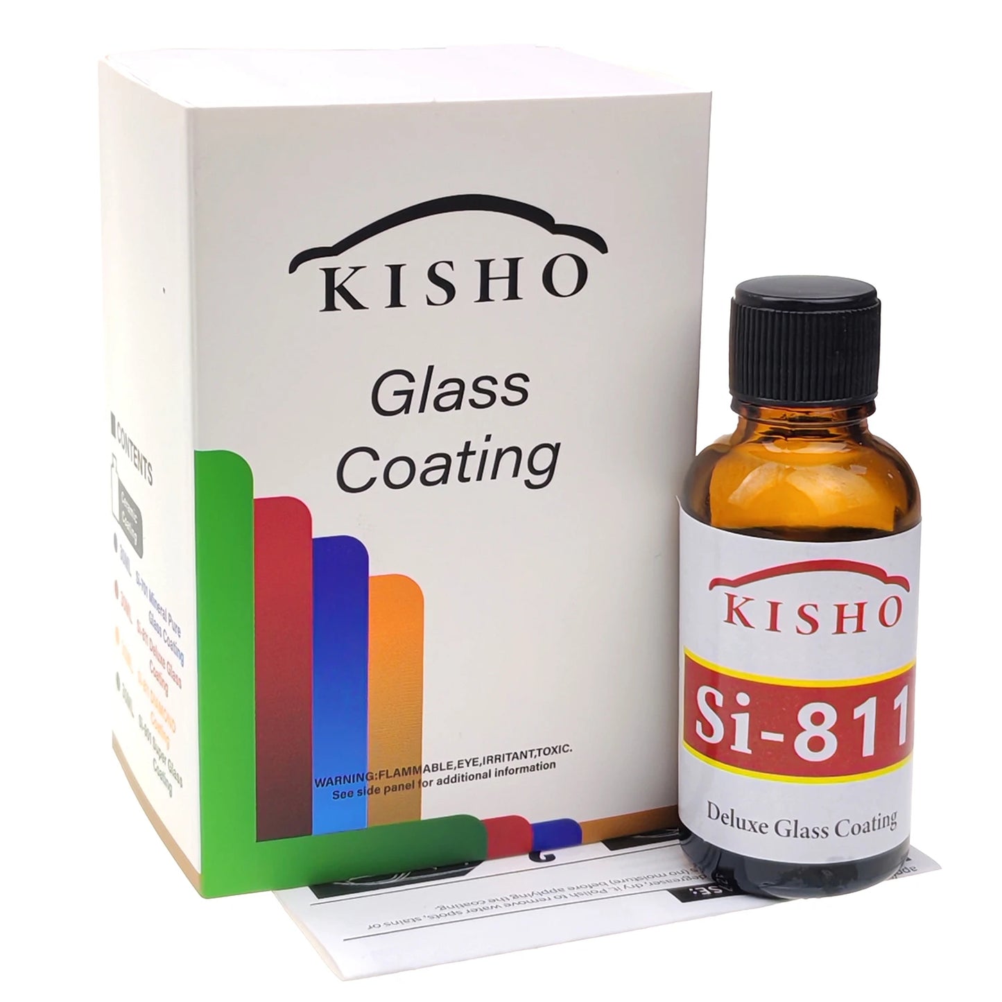 SI-901 811 KISHO Car Liquid Ceramic Coat Hydrophobic Glass Graphene Ceramic Coating Paint Care Anti-scratch Glasscoat Polish Peaceful Pleasures Health and Wellness si-801 set B