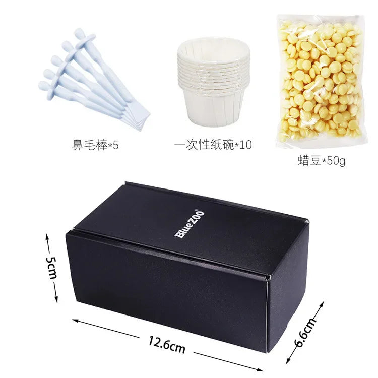 Wax BeanPortable Painless Nose Wax Kit for Men & Women Nose Hair Removal Wax Set Paper-Free Nose Hair Beans Cleaning Kit Peaceful Pleasures Health and Wellness As shown2 China Mainland