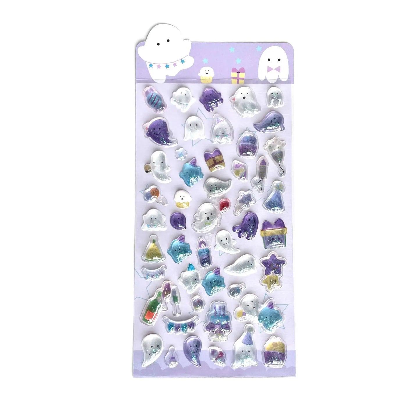 3D Glitter Crystal Cartoon Stickers – Diamond Relief Decorative