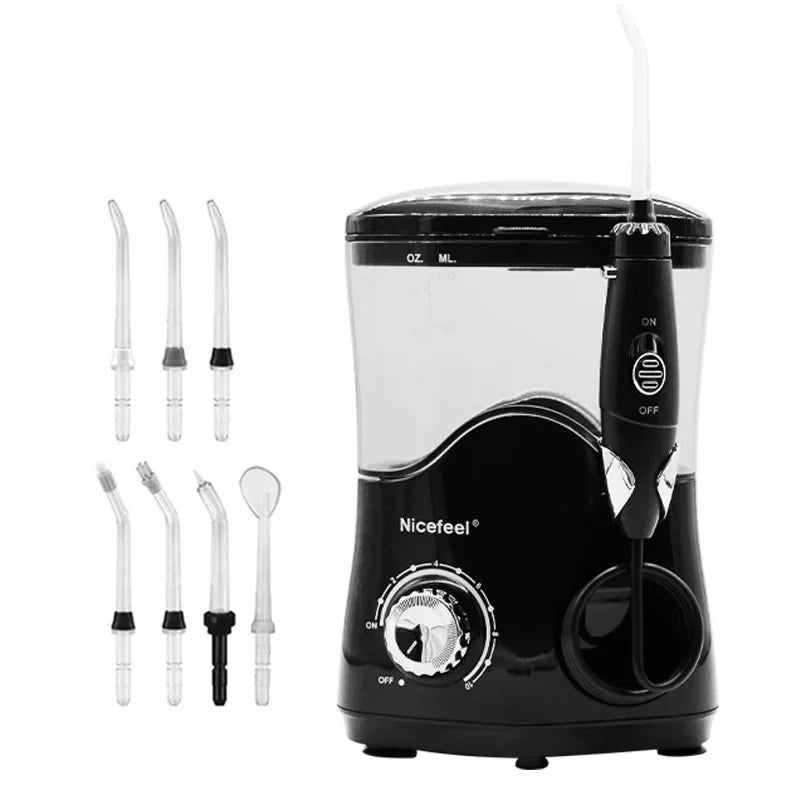 600ml Water Flosser Oral Irrigator | 7 Nozzles, 10 Pressures