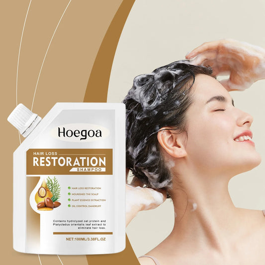 HOEGOA Herbal Shampoo for Thinning Hair – Volume & Strength Hair Strengthening Shampoo Peaceful Pleasures Health and Wellness